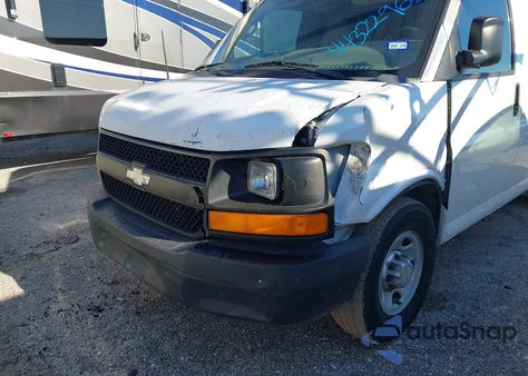 2013 Chevrolet Express 2500 Work Van from USA, damaged, VIN 1GCWGFCAXD1115606